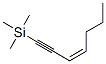 (Z)-1-(trimethylsilyl)-3-hepten-1-yneStructure,60216-45-7Structure (Z)-1-(trimethylsilyl)-3-hepten-1-yne Structure,60216-45-7Structure