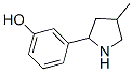 Phenol, 3-(4-methyl-2-pyrrolidinyl)-(9ci)Structure,603068-30-0Structure Phenol, 3-(4-methyl-2-pyrrolidinyl)-(9ci) Structure,603068-30-0Structure