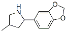 (9CI)-2-(1,3-苯并二氧代l-5-基)-4-甲基吡咯烷結(jié)構(gòu)式_603068-46-8結(jié)構(gòu)式