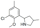 Pyrrolidine, 2-(3-chloro-2-methoxy-5-methylphenyl)-4-methyl- (9ci)Structure,603068-55-9Structure Pyrrolidine, 2-(3-chloro-2-methoxy-5-methylphenyl)-4-methyl- (9ci) Structure,603068-55-9Structure