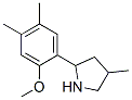 Pyrrolidine, 2-(2-methoxy-4,5-dimethylphenyl)-4-methyl- (9ci)Structure,603068-64-0Structure Pyrrolidine, 2-(2-methoxy-4,5-dimethylphenyl)-4-methyl- (9ci) Structure,603068-64-0Structure