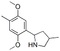 Pyrrolidine, 2-(2,5-dimethoxy-4-methylphenyl)-4-methyl- (9ci)Structure,603068-71-9Structure Pyrrolidine, 2-(2,5-dimethoxy-4-methylphenyl)-4-methyl- (9ci) Structure,603068-71-9Structure