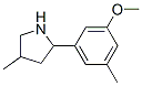 Pyrrolidine, 2-(3-methoxy-5-methylphenyl)-4-methyl- (9ci)Structure,603068-86-6Structure Pyrrolidine, 2-(3-methoxy-5-methylphenyl)-4-methyl- (9ci) Structure,603068-86-6Structure