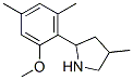Pyrrolidine, 2-(2-methoxy-4,6-dimethylphenyl)-4-methyl- (9ci)Structure,603068-98-0Structure Pyrrolidine, 2-(2-methoxy-4,6-dimethylphenyl)-4-methyl- (9ci) Structure,603068-98-0Structure