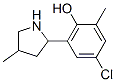 Phenol, 4-chloro-2-methyl-6-(4-methyl-2-pyrrolidinyl)-(9ci)Structure,603069-17-6Structure Phenol, 4-chloro-2-methyl-6-(4-methyl-2-pyrrolidinyl)-(9ci) Structure,603069-17-6Structure