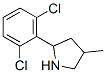Pyrrolidine, 2-(2,6-dichlorophenyl)-4-methyl- (9ci)Structure,603089-81-2Structure Pyrrolidine, 2-(2,6-dichlorophenyl)-4-methyl- (9ci) Structure,603089-81-2Structure
