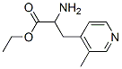 (9ci)-alpha-氨基-3-甲基-4-吡啶丙酸乙酯結構式_603945-36-4結構式