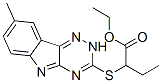 (9ci)-2-[(8-甲基-2H-1,2,4-噻嗪并[5,6-b]吲哚-3-基)硫代]-丁酸乙酯結構式_603946-20-9結構式