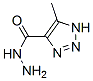 1H-1,2,3-triazole-4-carboxylicacid,5-methyl-,hydrazide(9ci)Structure,60419-71-8Structure 1H-1,2,3-triazole-4-carboxylicacid,5-methyl-,hydrazide(9ci) Structure,60419-71-8Structure
