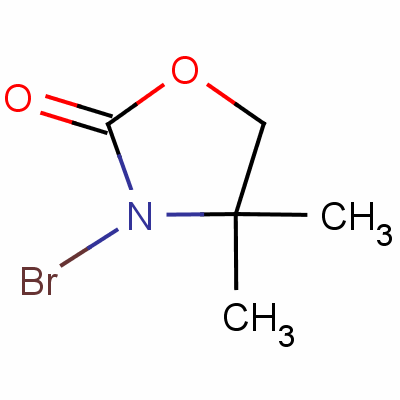 3-Bromo-4,4-dimethyl-2-oxazolidinoneStructure,60491-95-4Structure 3-Bromo-4,4-dimethyl-2-oxazolidinone Structure,60491-95-4Structure