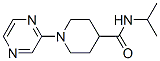 (9ci)-n-(1-甲基乙基)-1-吡嗪-4-哌啶羧酰胺結(jié)構(gòu)式_605639-72-3結(jié)構(gòu)式