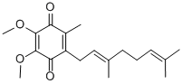 2,3-Dimethoxy-5-methyl-6-geranyl-1,4-benzoquinone Structure,606-06-4Structure
