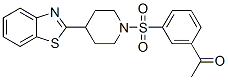 (9ci)-1-[(3-乙?；交?磺?；鵠-4-(2-苯并噻唑)-哌啶結(jié)構(gòu)式_606082-26-2結(jié)構(gòu)式