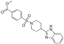 (9ci)-4-[[4-(1H-苯并咪唑-2-基)-1-哌啶基]磺?；鵠-苯甲酸甲酯結構式_606082-33-1結構式