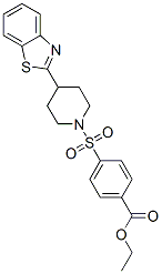 (9ci)-4-[[4-(2-苯并噻唑)-1-哌啶基]磺酰基]-苯甲酸乙酯結(jié)構(gòu)式_606082-37-5結(jié)構(gòu)式