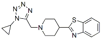 (9ci)-2-[1-[(1-環(huán)丙基-1H-四唑-5-基)甲基]-4-哌啶基]-苯并噻唑結(jié)構(gòu)式_606082-38-6結(jié)構(gòu)式