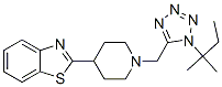 (9ci)-2-[1-[[1-(1,1-二甲基丙基)-1H-四唑-5-基]甲基]-4-哌啶基]-苯并噻唑結(jié)構(gòu)式_606082-40-0結(jié)構(gòu)式