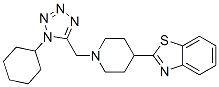 (9ci)-2-[1-[(1-環(huán)己基-1H-四唑-5-基)甲基]-4-哌啶基]-苯并噻唑結(jié)構(gòu)式_606082-45-5結(jié)構(gòu)式
