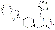 (9ci)-2-[1-[[1-(2-噻吩甲基)-1H-四唑-5-基]甲基]-4-哌啶基]-苯并噻唑結(jié)構(gòu)式_606082-61-5結(jié)構(gòu)式