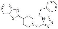 (9ci)-2-[1-[[1-(2-苯基乙基)-1H-四唑-5-基]甲基]-4-哌啶基]-苯并噻唑結(jié)構(gòu)式_606082-63-7結(jié)構(gòu)式