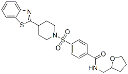 (9ci)-4-[[4-(2-苯并噻唑)-1-哌啶基]磺?；鵠-n-[(四氫-2-呋喃)甲基]-苯甲酰胺結(jié)構(gòu)式_606083-30-1結(jié)構(gòu)式
