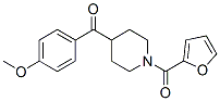 (9ci)-1-(2-呋喃羰基)-4-(4-甲氧基苯甲?；?-哌啶結(jié)構(gòu)式_606086-12-8結(jié)構(gòu)式