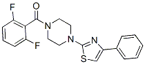 Piperazine, 1-(2,6-difluorobenzoyl)-4-(4-phenyl-2-thiazolyl)-(9ci)Structure,606087-68-7Structure Piperazine, 1-(2,6-difluorobenzoyl)-4-(4-phenyl-2-thiazolyl)-(9ci) Structure,606087-68-7Structure