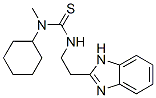 (9CI)-N-[2-(1H-苯并咪唑-2-基)乙基]-N-環(huán)己基-N-甲基-硫脲結(jié)構(gòu)式_606090-38-4結(jié)構(gòu)式