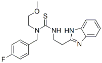 (9CI)-N-[2-(1H-苯并咪唑-2-基)乙基]-N-[(4-氟苯基)甲基]-N-(2-甲氧基乙基)-硫脲結構式_606090-45-3結構式