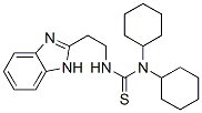 (9CI)-N-[2-(1H-苯并咪唑-2-基)乙基]-N,N-二環(huán)己基-硫脲結(jié)構(gòu)式_606090-49-7結(jié)構(gòu)式