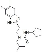 (9ci)-n-環(huán)戊基-n-[2-(5,6-二甲基-1H-苯并咪唑-2-基)乙基]-n-(2-甲基丙基)-硫脲結(jié)構(gòu)式_606091-38-7結(jié)構(gòu)式