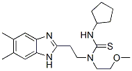 (9ci)-n-環(huán)戊基-n-[2-(5,6-二甲基-1H-苯并咪唑-2-基)乙基]-n-(2-甲氧基乙基)-硫脲結(jié)構(gòu)式_606091-39-8結(jié)構(gòu)式