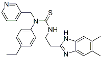(9CI)-n-[2-(5,6-二甲基-1H-苯并咪唑-2-基)乙基]-n-(4-乙基苯基)-n-(3-吡啶甲基)-硫脲結(jié)構(gòu)式_606091-46-7結(jié)構(gòu)式