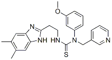 (9CI)-n-[2-(5,6-二甲基-1H-苯并咪唑-2-基)乙基]-n-(3-甲氧基苯基)-n-(3-吡啶甲基)-硫脲結(jié)構(gòu)式_606091-48-9結(jié)構(gòu)式