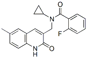 (9ci)-n-環(huán)丙基-n-[(1,2-二氫-6-甲基-2-氧代-3-喹啉)甲基]-2-氟-苯甲酰胺結(jié)構(gòu)式_606095-16-3結(jié)構(gòu)式
