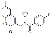 (9ci)-n-環(huán)丙基-n-[(1,2-二氫-6-甲基-2-氧代-3-喹啉)甲基]-4-氟-苯甲酰胺結(jié)構(gòu)式_606095-19-6結(jié)構(gòu)式