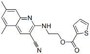 (9ci)-2-[(3-氰基-5,7-二甲基-2-喹啉)氨基]乙基酯2-噻吩羧酸結(jié)構(gòu)式_606101-82-0結(jié)構(gòu)式