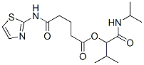 (9ci)-5-氧代-5-(2-噻唑氨基)-戊酸-2-甲基-1-[[(1-甲基乙基)氨基]羰基]丙酯結(jié)構(gòu)式_606102-74-3結(jié)構(gòu)式