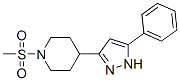 (9ci)-1-(甲基磺酰基)-4-(5-苯基-1H-吡唑-3-基)-哌啶結(jié)構(gòu)式_606103-91-7結(jié)構(gòu)式