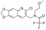 (9ci)-n-[(6-氯-1,3-二氧代[4,5-g]喹啉-7-基)甲基]-2,2,2-三氟-n-(2-甲氧基乙基)-乙酰胺結構式_606104-80-7結構式