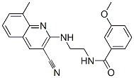 (9ci)-n-[2-[(3-氰基-8-甲基-2-喹啉)氨基]乙基]-3-甲氧基-苯甲酰胺結(jié)構(gòu)式_606104-84-1結(jié)構(gòu)式