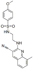(9ci)-n-[2-[(3-氰基-8-甲基-2-喹啉)氨基]乙基]-4-甲氧基-苯磺酰胺結(jié)構(gòu)式_606105-24-2結(jié)構(gòu)式