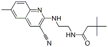 (9ci)-n-[2-[(3-氰基-6-甲基-2-喹啉)氨基]乙基]-3,3-二甲基-丁酰胺結(jié)構(gòu)式_606105-61-7結(jié)構(gòu)式