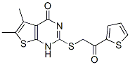 (9CI)-5,6-二甲基-2-[[2-氧代-2-(2-噻吩)乙基]硫代]-噻吩并[2,3-d]嘧啶-4(1H)-酮結(jié)構(gòu)式_606107-45-3結(jié)構(gòu)式