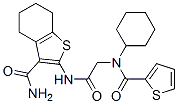 (9ci)-2-[[[環(huán)己基(2-噻吩羰基)氨基]乙?；鵠氨基]-4,5,6,7-四氫-苯并[b]噻吩-3-羧酰胺結(jié)構(gòu)式_606108-92-3結(jié)構(gòu)式