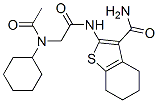 (9ci)-2-[[(乙?；h(huán)己基氨基)乙?；鵠氨基]-4,5,6,7-四氫-苯并[b]噻吩-3-羧酰胺結(jié)構(gòu)式_606108-96-7結(jié)構(gòu)式