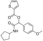 (9ci)-2-(環(huán)戊基氨基)-1-(4-甲氧基苯基)-2-氧代乙基酯2-噻吩羧酸結(jié)構(gòu)式_606114-59-4結(jié)構(gòu)式
