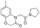 (9ci)-1-[(2,3-二氫-6-甲基-3-氧代-4H-1,4-苯并噁嗪-4-基)乙?；鵠-吡咯烷結(jié)構(gòu)式_606119-43-1結(jié)構(gòu)式