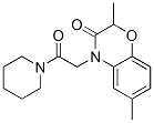 (9ci)-1-[(2,3-二氫-2,6-二甲基-3-氧代-4H-1,4-苯并噁嗪-4-基)乙?；鵠-哌啶結(jié)構(gòu)式_606119-94-2結(jié)構(gòu)式