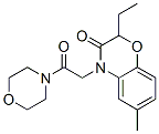 (9ci)-4-[(2-乙基-2,3-二氫-6-甲基-3-氧代-4H-1,4-苯并噁嗪-4-基)乙酰基]-嗎啉結(jié)構(gòu)式_606120-22-3結(jié)構(gòu)式